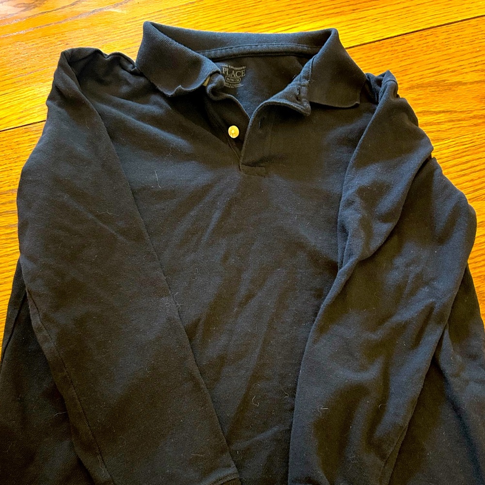 The Children’s Place Boy’s Black Polo Shirt